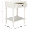 Tate 1-Drawer Accent Table, White - Accent Tables - 4 - thumbnail