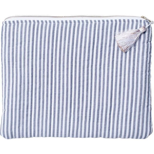 Linen Pouch, Harbor Island Stripe