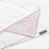 Hooded Towel, Palm Beach Pink Stripe Linen - Towels - 3