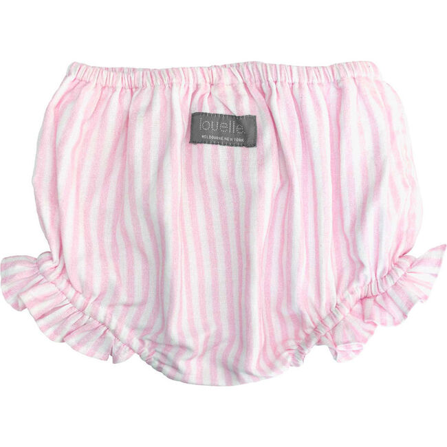 Bloomer, Palm Beach Pink Stripe Frill - Bloomers - 3