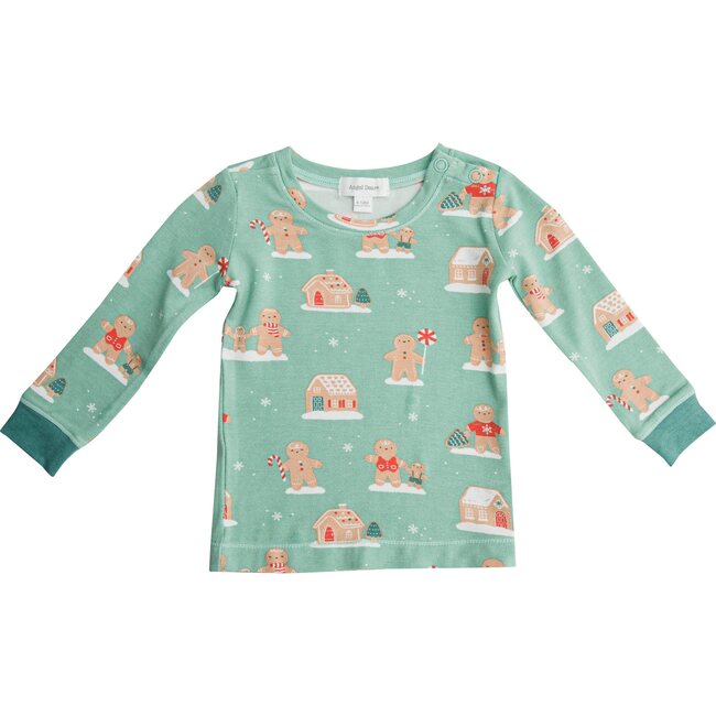 Gingerbread Loungewear Set, Green