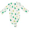 Tree Knotted Gown, White - Nightgowns - 2