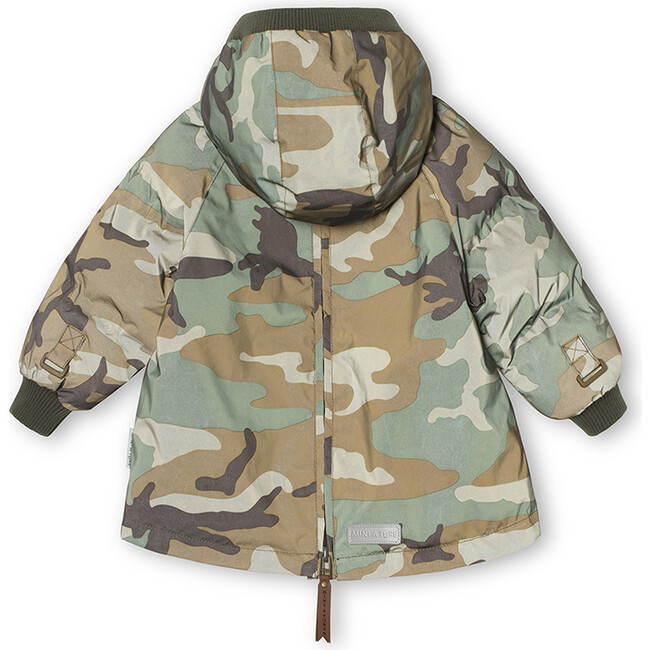 BabyWen Puffer Anorak, Agave Green - Coats - 3
