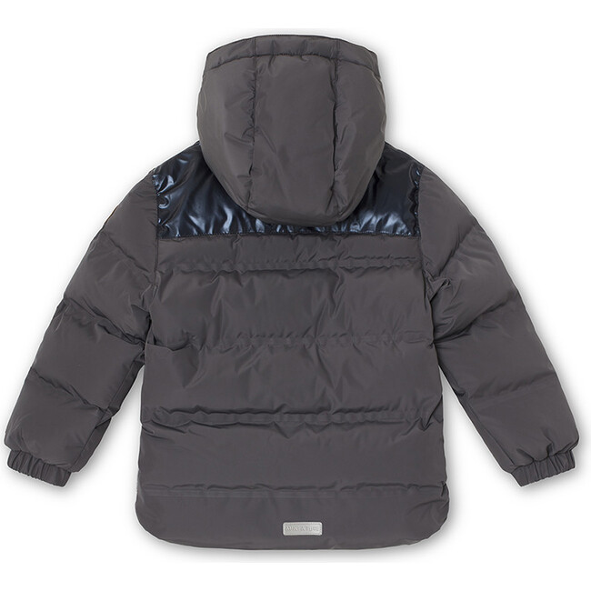 Walin Puffer Jacket, Forged Iron Blue - Coats - 3