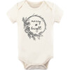 Merry and Bright Short Sleeve Onesie, Black - Onesies - 1 - thumbnail