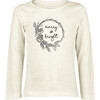 Merry and Bright Long Sleeve Tee, Black - Tees - 1 - thumbnail