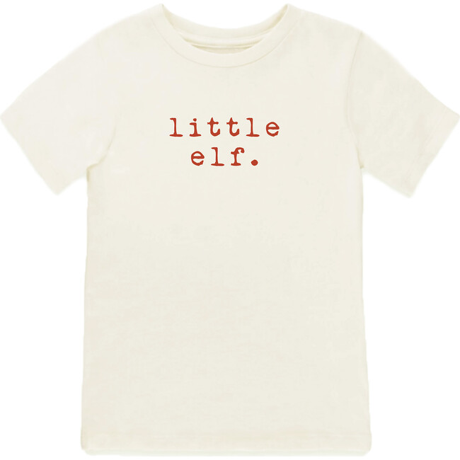 Little Elf Short Sleeve Tee, Red - Tees - 1