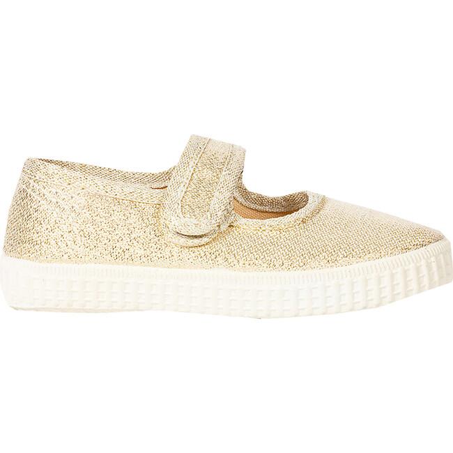 Martha Canvas Sneaker, Gold