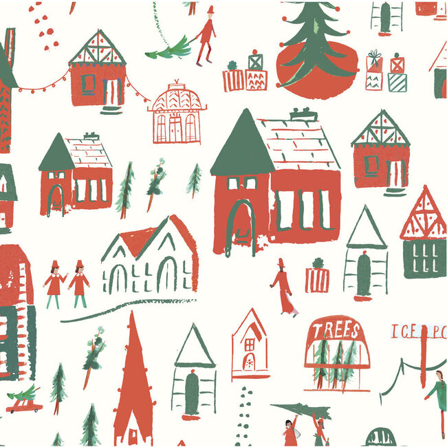 This Town Is A Gem Holiday Gift Wrap - Paper Goods - 1 - zoom