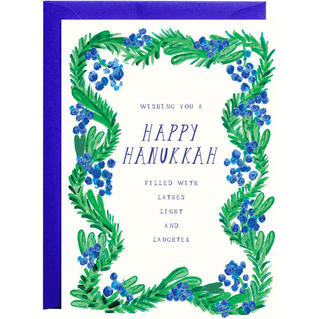 Latkes + Light Hanukkah Card - Paper Goods - 1