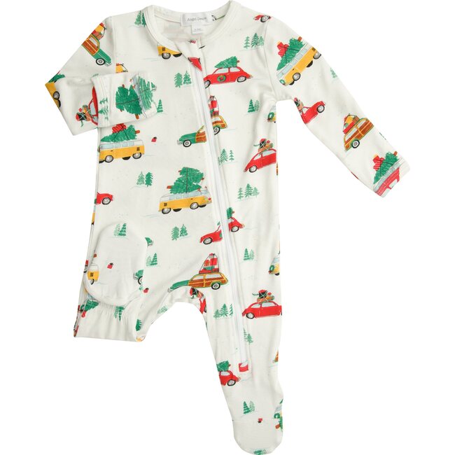 Cars Footie, White