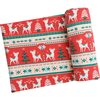 Deer Swaddle, Red - Blankets - 1 - thumbnail