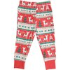 Deer Loungewear, Red - Loungewear - 3 - thumbnail