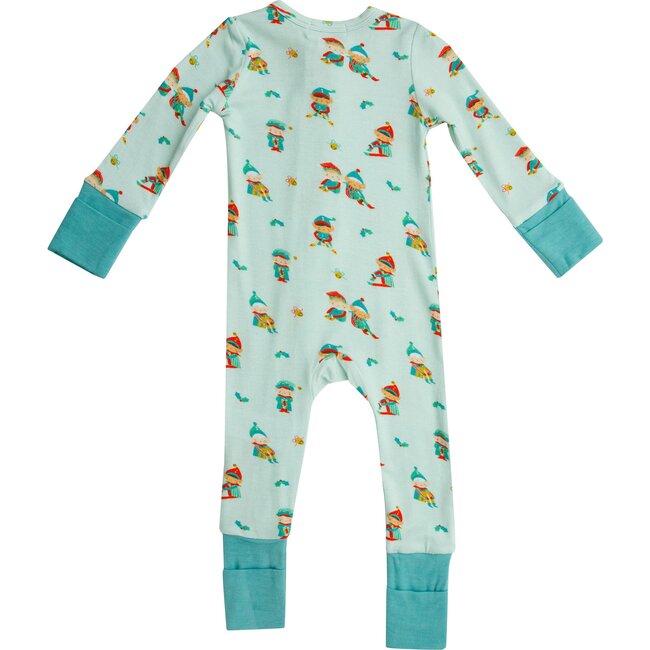 Elves Romper, Green - Rompers - 2