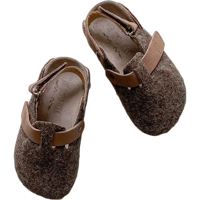 The Wool Slip-On, Cocoa - Crib Shoes - 1