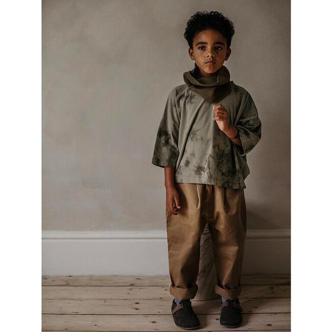 The Tie-Dye Oversized Tee, Olive and Sage Tie-Dye - Tees - 6