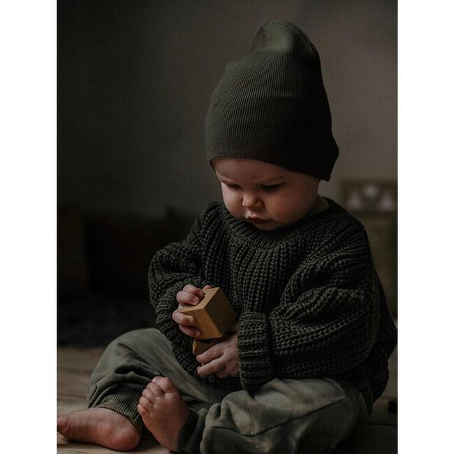 The Knit Beanie, Olive - Hats - 3