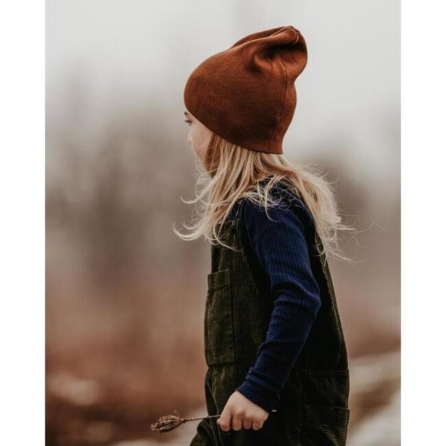The Knit Beanie, Rust - Hats - 3