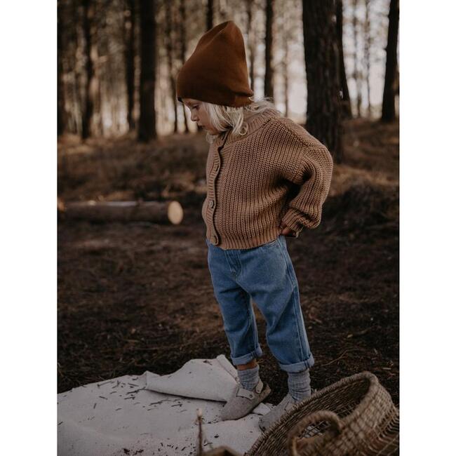 The Knit Beanie, Rust - Hats - 4
