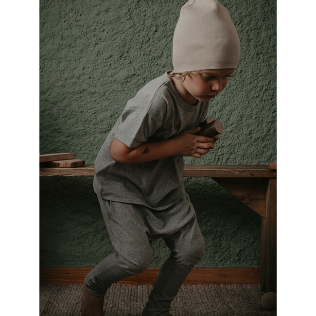 The Knit Beanie, Oatmeal - Hats - 2