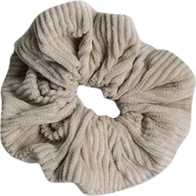 The Corduroy Scrunchie, Oatmeal - Hair Accessories - 1