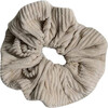 The Corduroy Scrunchie, Oatmeal - Hair Accessories - 1 - thumbnail