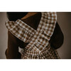 The Gingham Pinafore Dress, Bronze Gingham - Dresses - 4