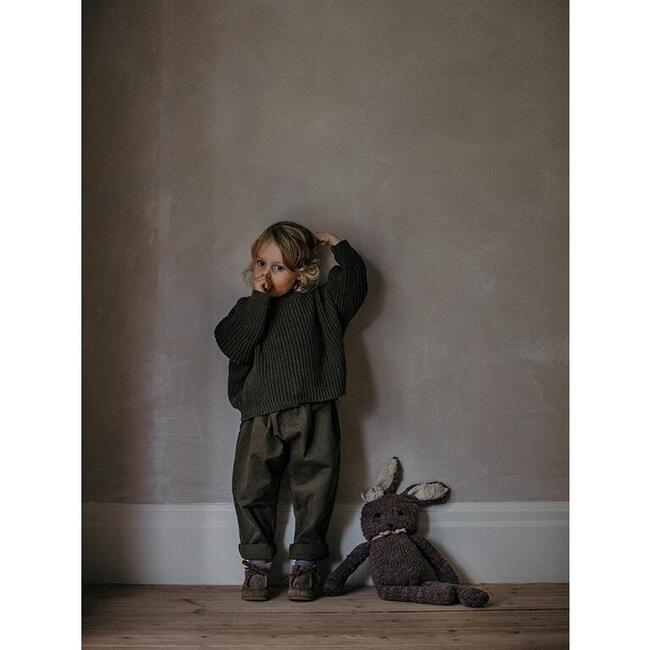 The Chunky Sweater, Olive - Sweaters - 4