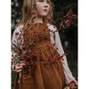 The Corduroy Pinafore, Rust - Dresses - 6