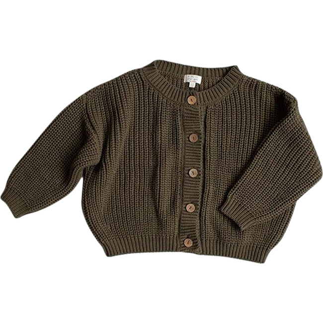 The Chunky Cardigan, Olive