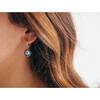 Forget-Me-Not Huggies, Sky - Earrings - 2 - thumbnail