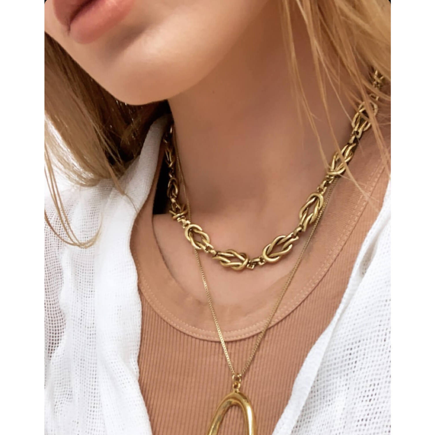 トップス melt the lady chain necklace tops トップス melt the lady chain necklace tops