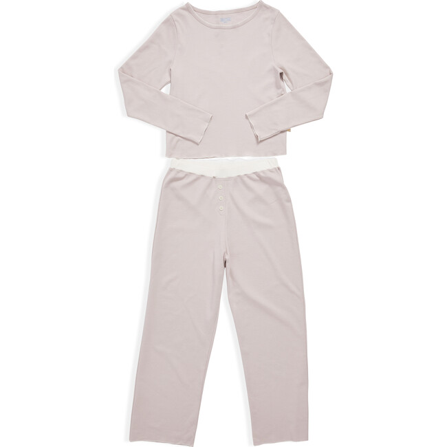 Ellie Pj Set, Dusty Rose - Pajamas - 1