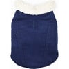 Modern Classic Coat, Navy Corduroy - Dog Clothes - 1 - thumbnail