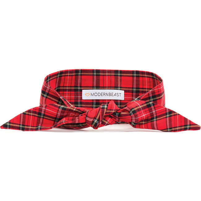 Holiday Necktie, Red Plaid