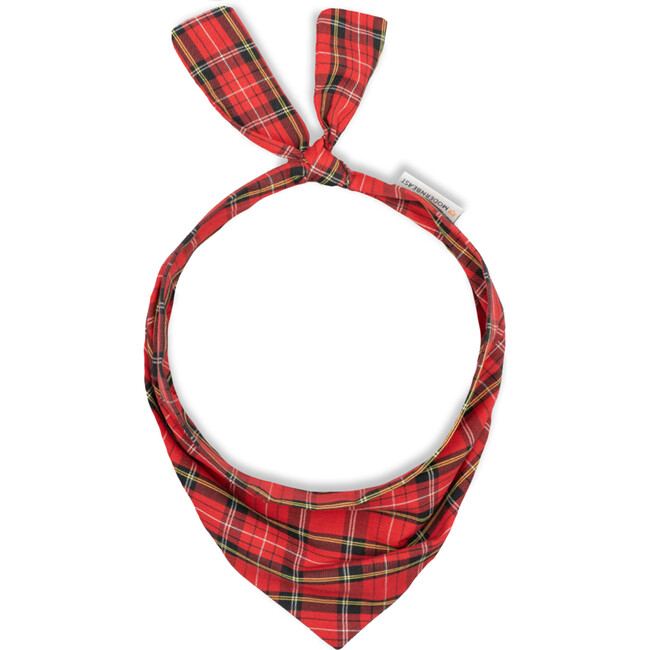 Holiday Neckwear, Red Plaid - Dog Bandanas & Neckties - 1