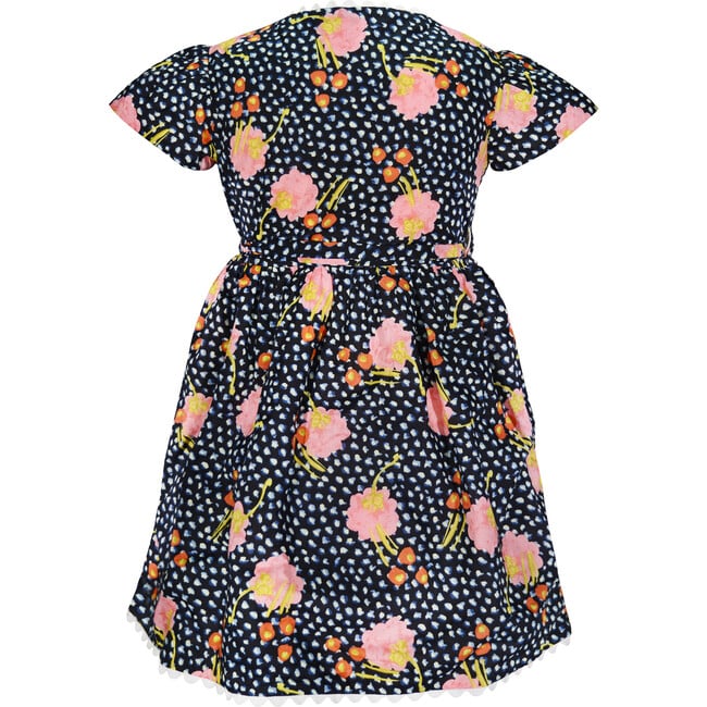 Charlotte Wrap Dress, Floral Print - Dresses - 3