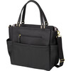 City Carryall, Black Matte Leatherette - Diaper Bags - 2