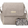 Boxy Backpack, Grey - Diaper Bags - 1 - thumbnail