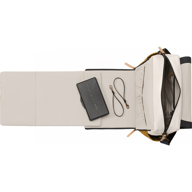 Boxy Backpack, Caramel/Black - Diaper Bags - 3