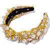 Women's Liberty Multi Pearl Knotted Headband, Summer Blooms - Hair Accessories - 1 - thumbnail