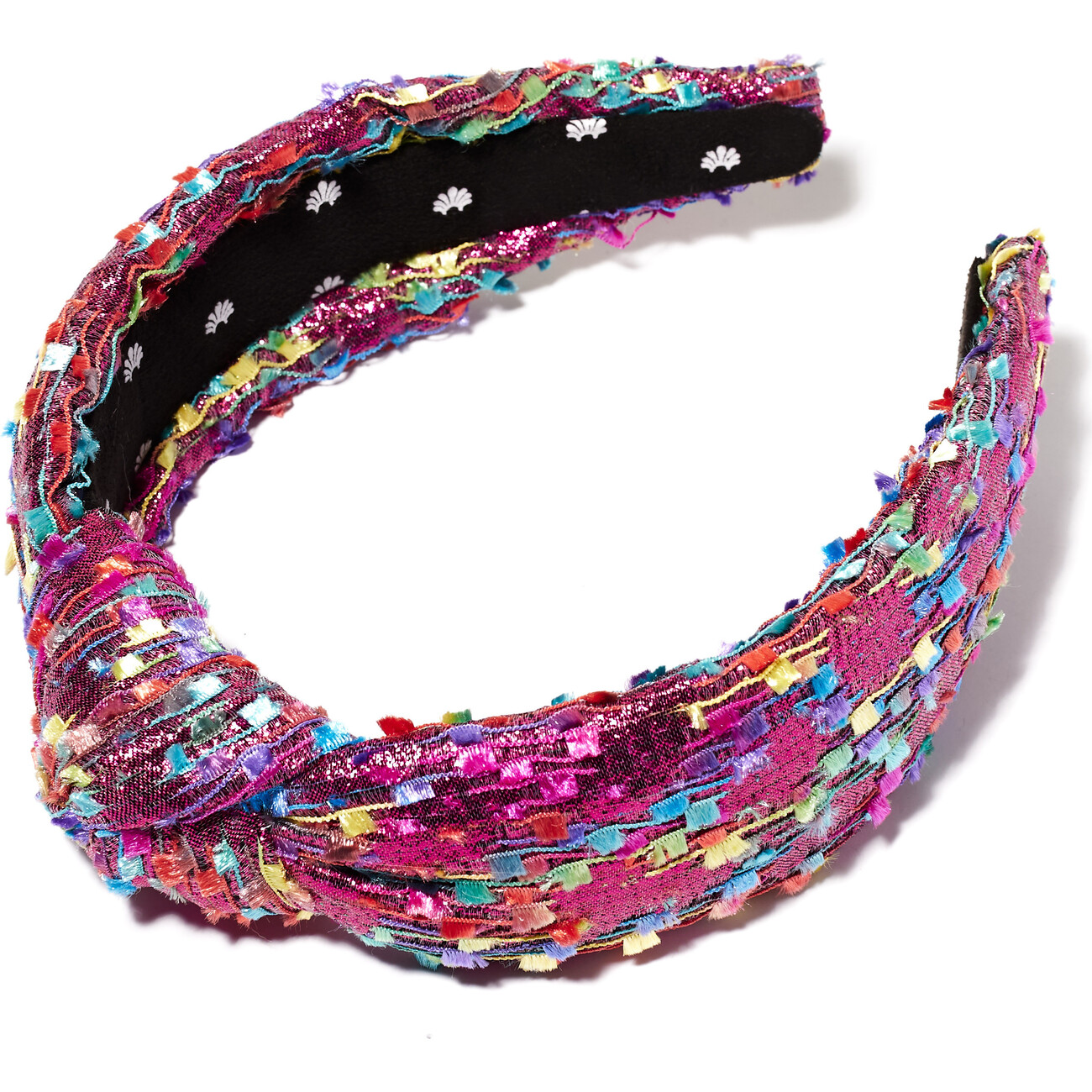 Lele Sadoughi Jet Shimmer Headband Lele Sadoughi Velvet Knotted Headband – Lele Sadoughi  main image 2
