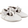 Meghan Shoe, White - Crib Shoes - 1 - thumbnail