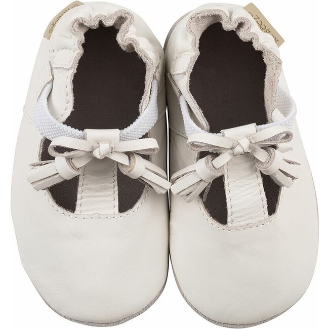 Meghan Shoe, White - Crib Shoes - 2