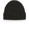 Women's Cashmere Beanie, Black - Hats - 1 - thumbnail
