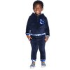 Baby Sherpa Plush Set, Navy - Sweaters - 2