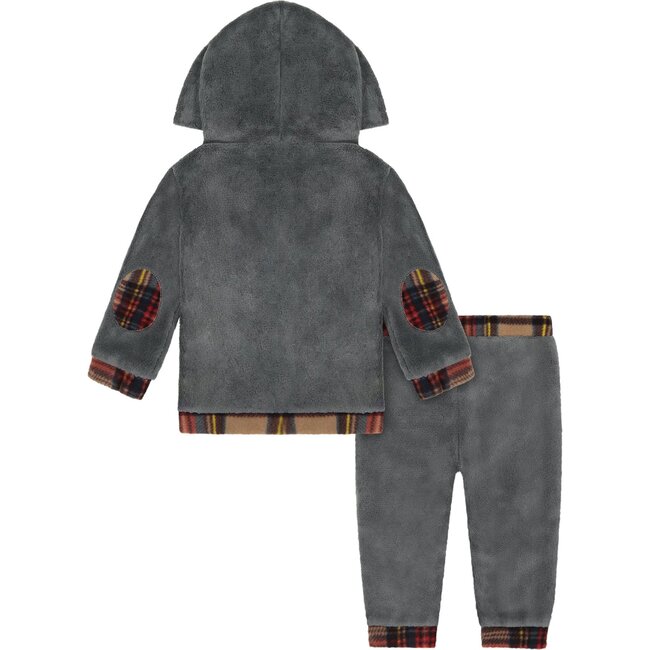 Baby Sherpa Plush Set, Grey