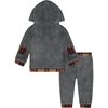 Baby Sherpa Plush Set, Grey - Sweaters - 2