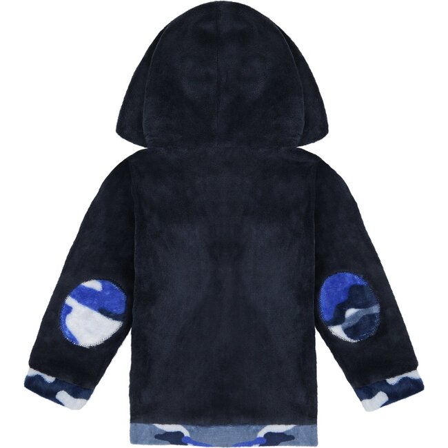 Baby Sherpa Plush Set, Navy - Sweaters - 5