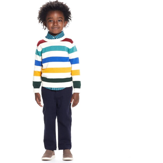 3-Piece Striped Sweater Set, Multi Stripe - Sweaters - 2